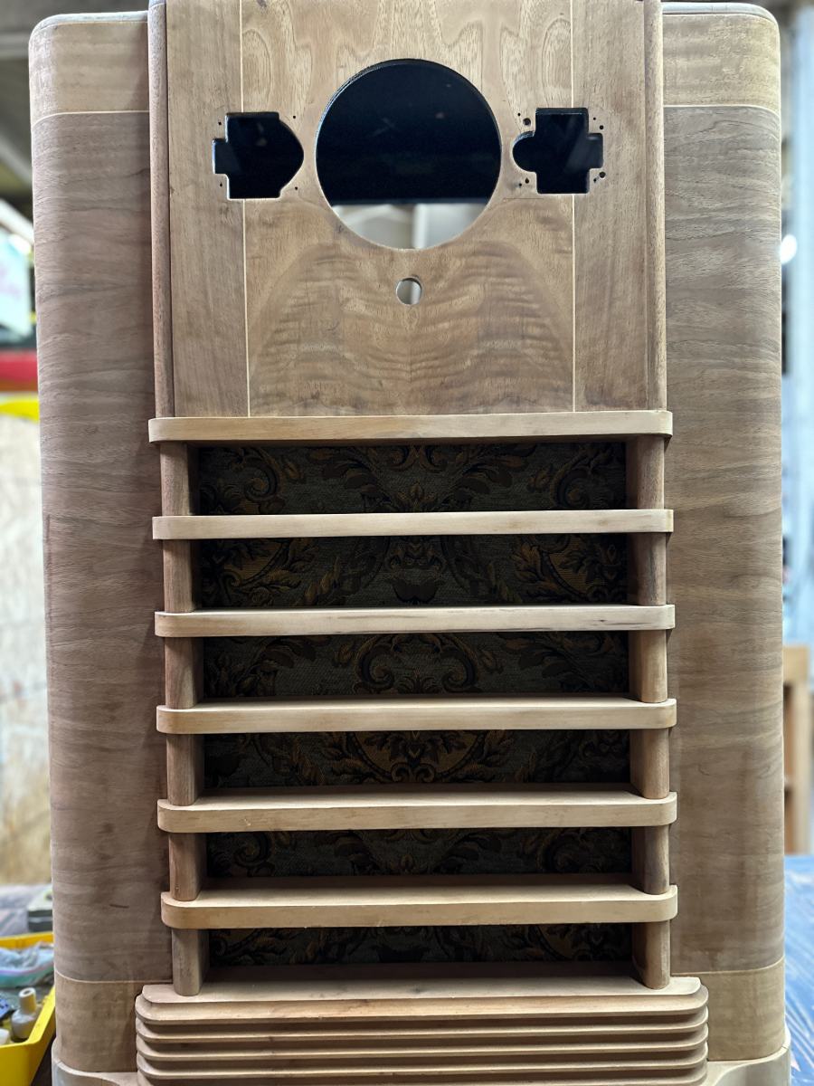 Jukebox cabinet in the shop